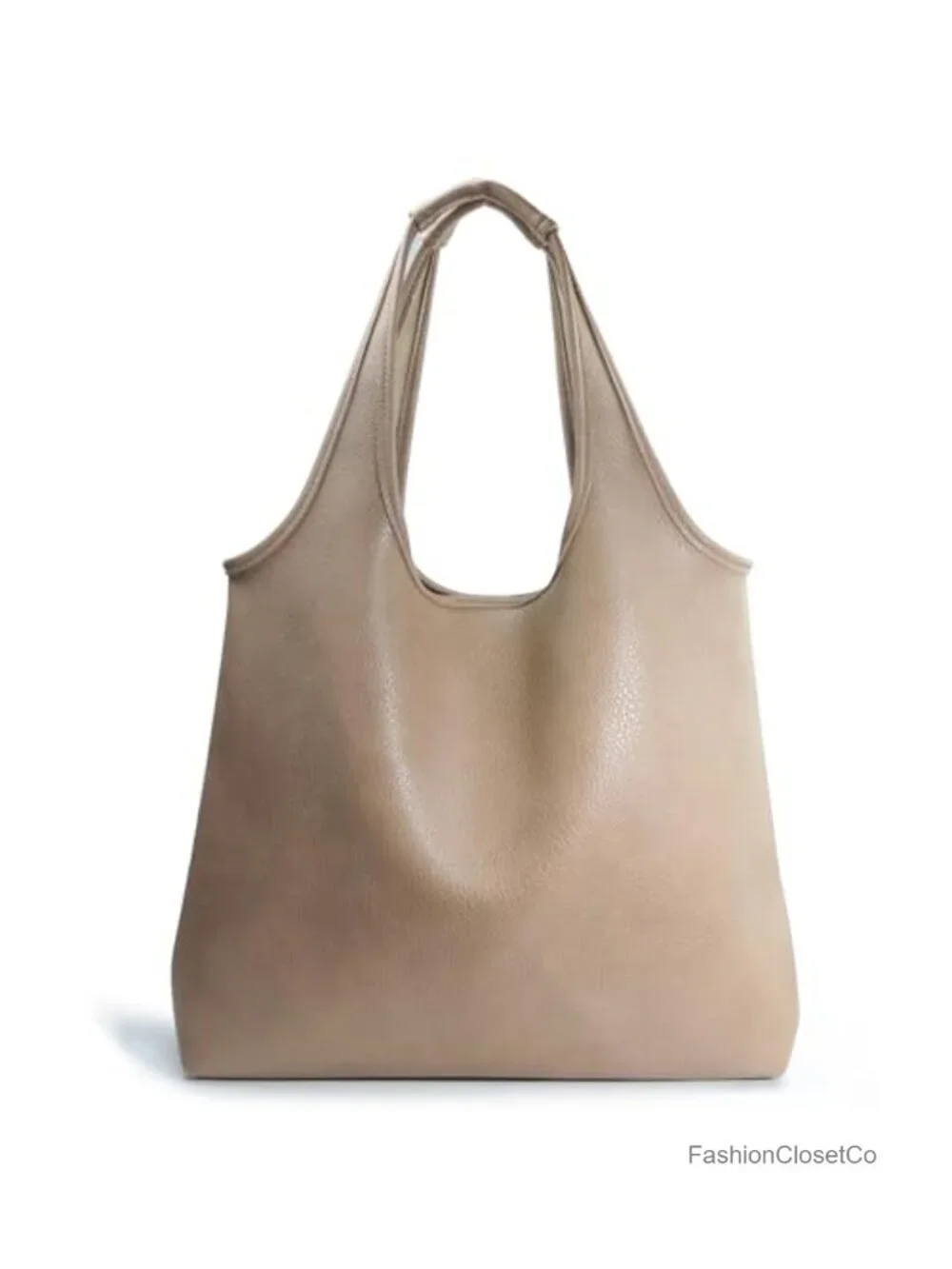 Oversized Slouchy Hobo Bag Soft Vegan Leather Tote for Shopping, Work, Weekend